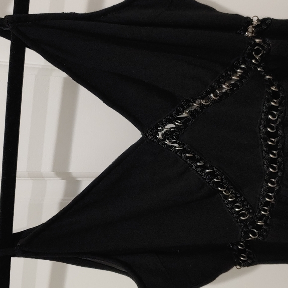 A Hippie Love LBD with cutouts and silver chain detail from Vanilla Sky Medium - Picture 2 of 11